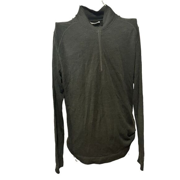 Nice SMARTWOOL Men's Classic All-Season 100% Merino wool MENS pullover quarter z - Picture 3 of 9